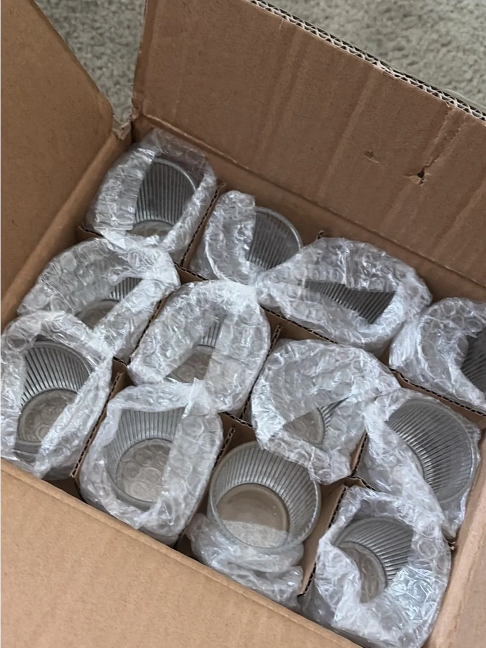 Clear Glass Party Votive Holders - Set of 24